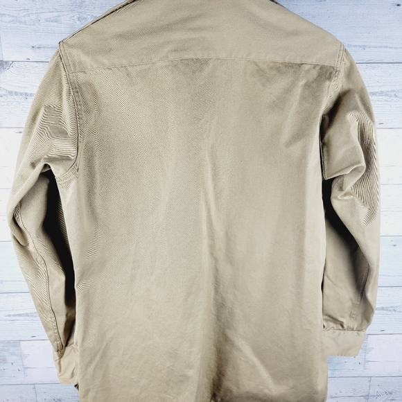 Vintage 1950s Khaki Shirt Fordham Clothing Co. Rare Excellent Condition size 15 - Picture 2 of 9